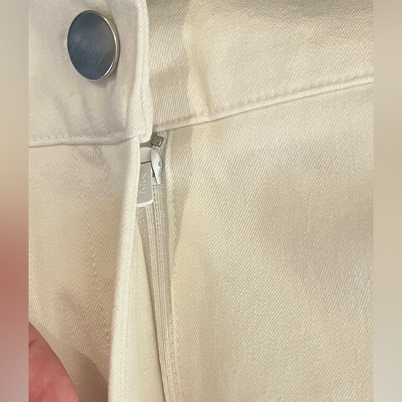 J. McLaughlin White Lexi 4-Way Stretch Denim Jeans Size 6 - Picture 4 of 8